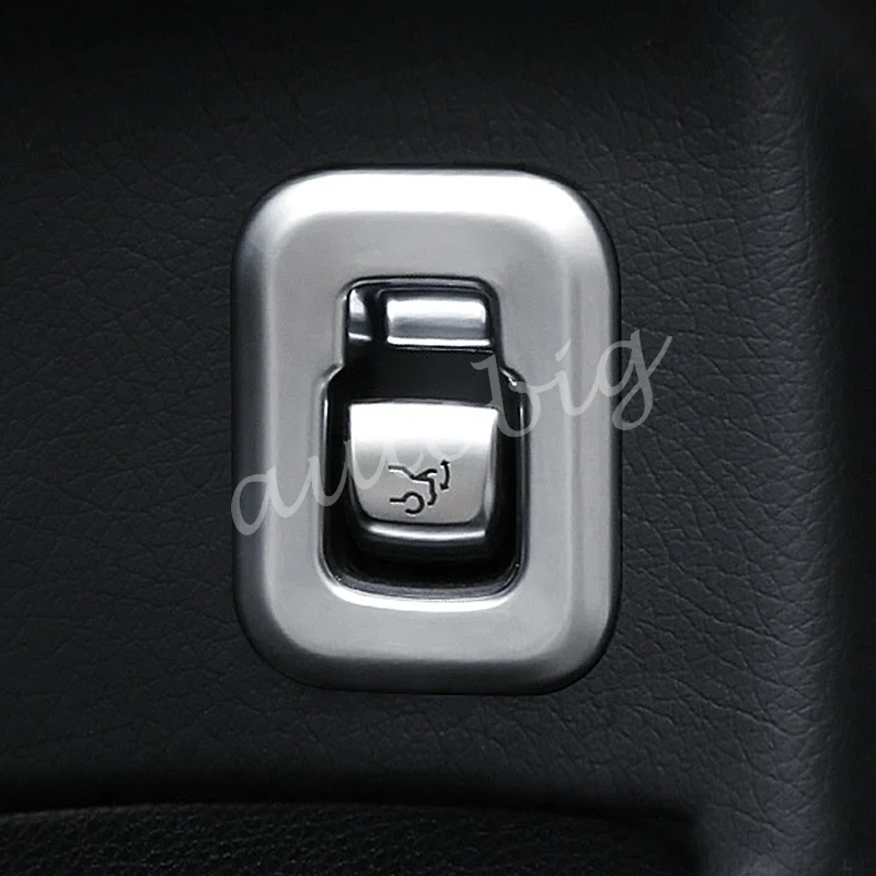 

Trunk Switch Cover For Mercedes GLC C-Class X253 C253 W205 C205 C205 2015 2016 2017 2018 Pearl Chrome Interior Accessories