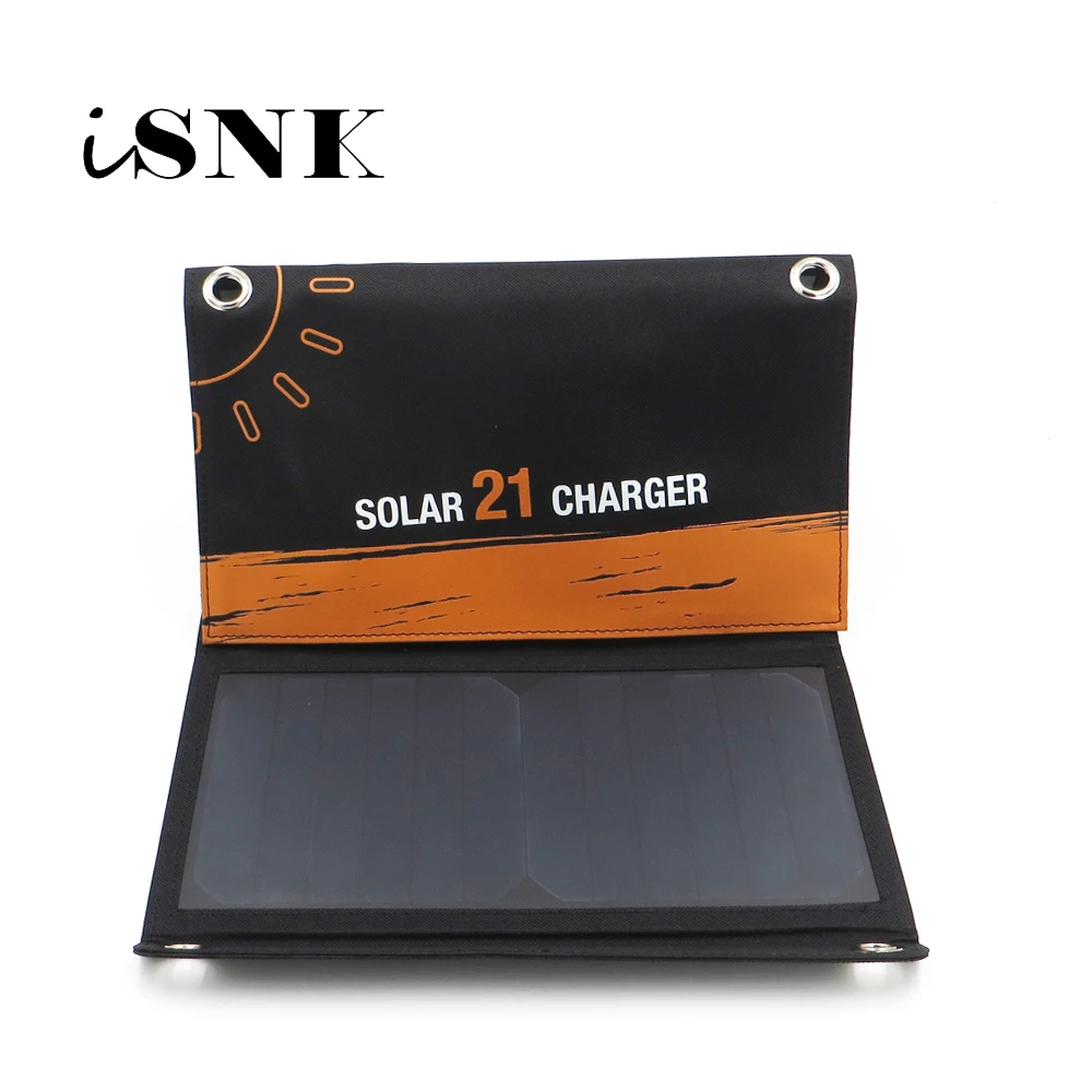 Портативный 21 Вт 3500mA солнечное зарядное устройство солнечная энергия солнечная панель зарядное устройство с батарея для usb-порта зарядное