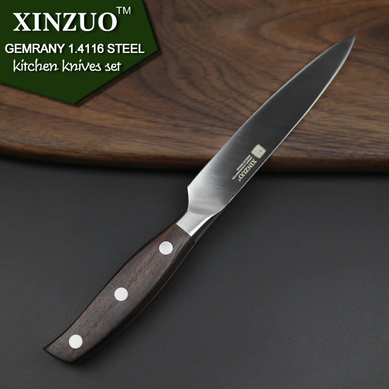  XINZUO 3 PCs Kitchen Knife Set Utility Chef Knife High Carbon Germany 1.4116 Stainless Steel Kitche - 32724851622
