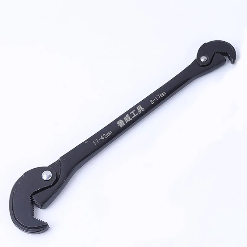 12" 8 42mm Double Headed Universal Adjustable Wrench High Quality Multi function Monkey Spanner