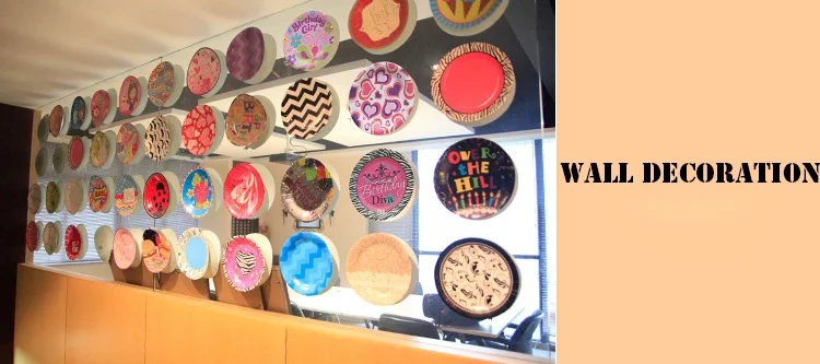 FANLUS 7inch colorful dots wave point disposable paper plates party tray Valentine Birthday Wedding Tableware cake barbecue (26)