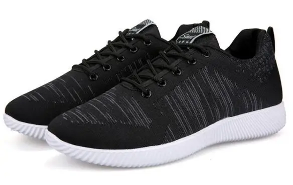 

2018 flying woven men's shoes mesh cloth trend breathable sports shoes O43