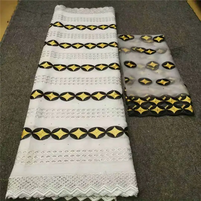

HL!Swiss voile lace in Switzerland high quality 5+2 Swiss lace fabric newest Dubai beads lace African French fabric 2019! J32265