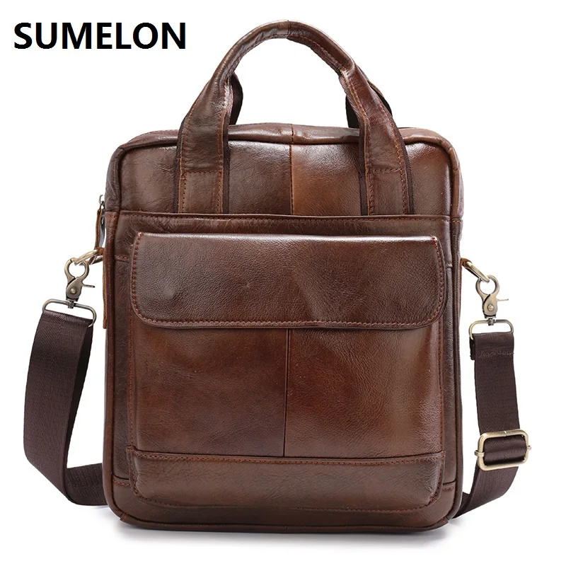 High Quality Genuine Leather Men Bags Brand Designed Shoulder Bags