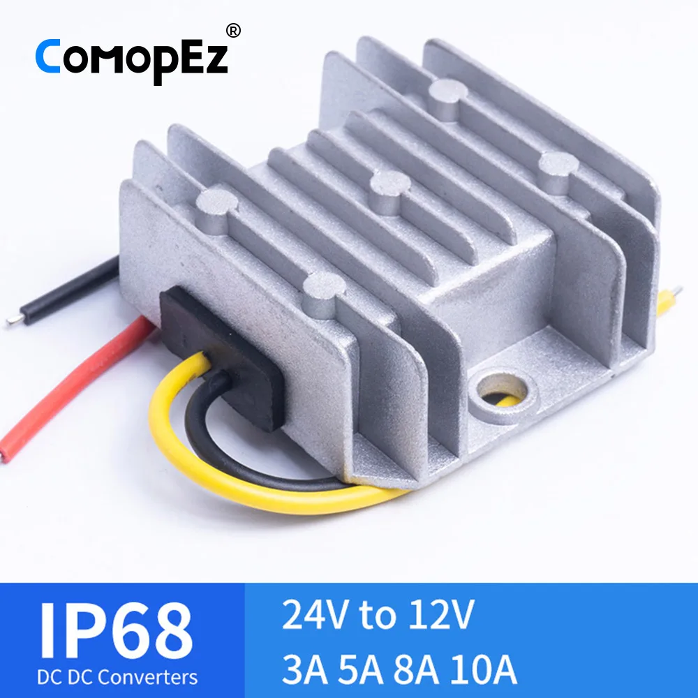 Преобразователь напряжения постоянного тока 24V в 12V 3A 5A 8A 10A Шаг вниз Напряжение редуктор CE по ограничению на использование опасных материалов в производстве Сертифицированный