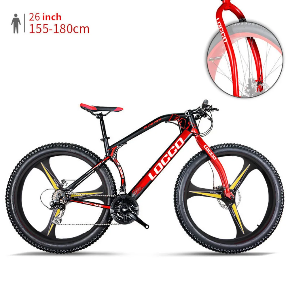 Flash Deal New Brand Mountain Bike 3.0 Inch Width Tire Steel Frame 26 Inch Integrally Wheel All Terrain Off-road Snow Beach Sport Bicycle 0
