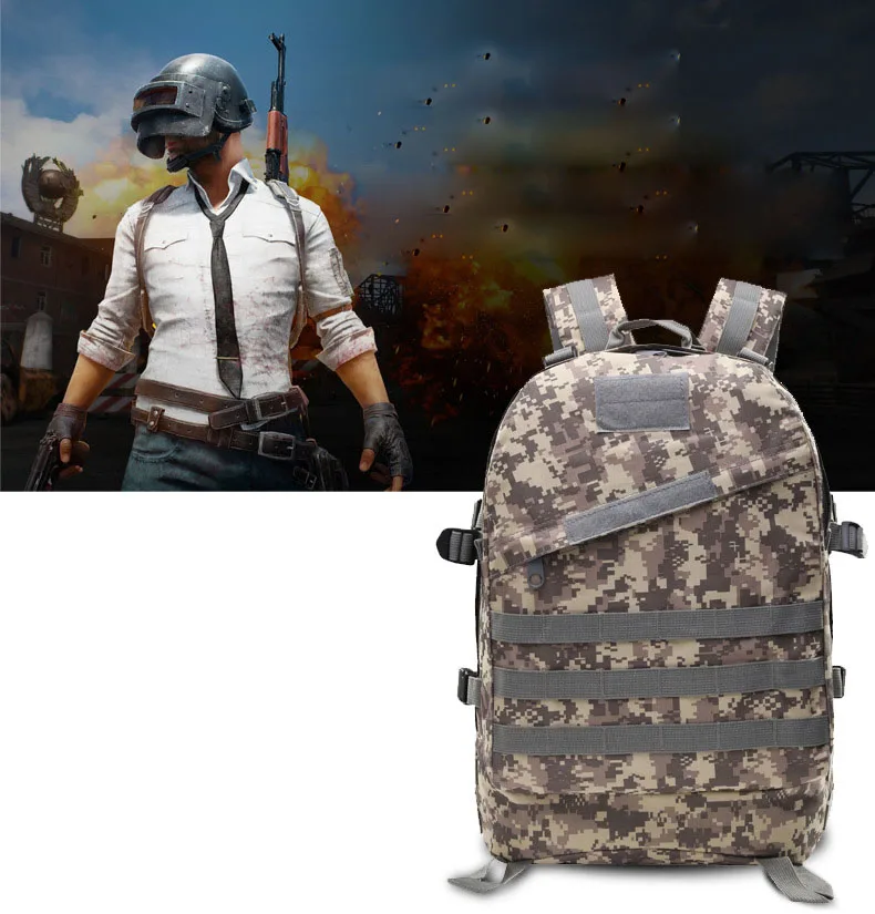 

Multi-function Outdoor sport Mountaineering on foot Tactical backpack Army fans Camouflage Backpack Both shoulders