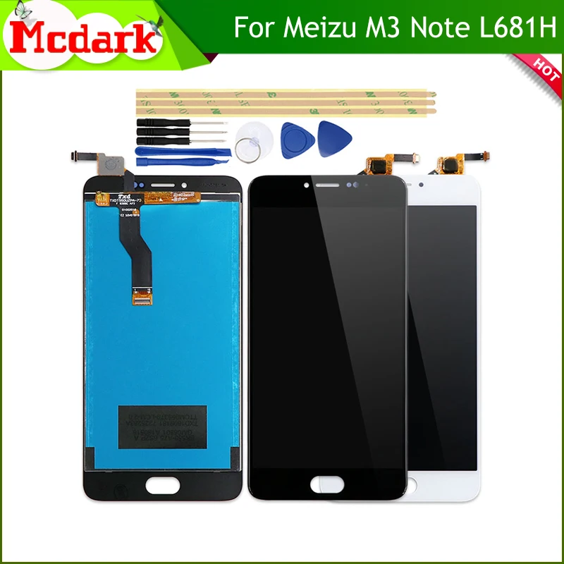 Mcdark LCD Screen For Meizu M3 Note L681H 5.5Inch Replacement Accessories Display+Touch for phone | Мобильные телефоны и
