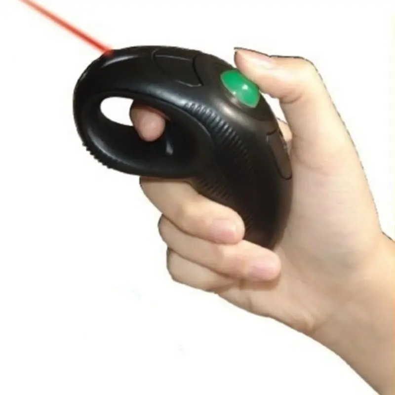 2 4G Wireless Trackball Mouse Mini Handheld Thumb Controlled Air Mouse for PC Laptop 3