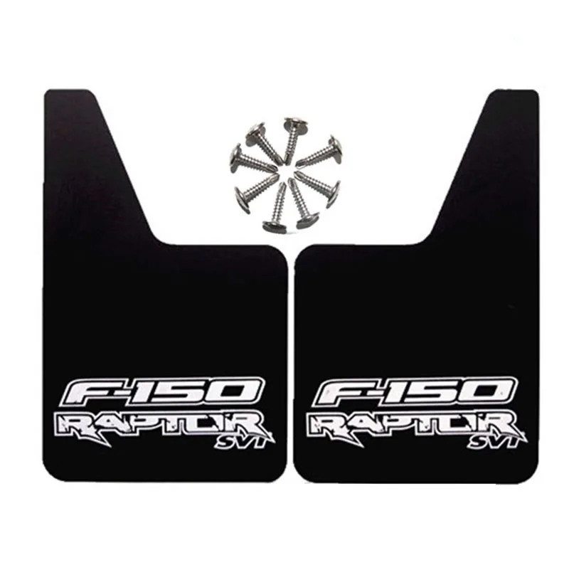 Черные литая брызговики 4 шт. для Ford F150 F 150 Raptor SVT 2009 2014|flaps splash guards|mud flaps guardssplash guard |