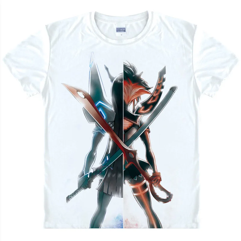 Coolprint японский Футболка с изображением в стиле аниме KILL La футболки мульти стиль