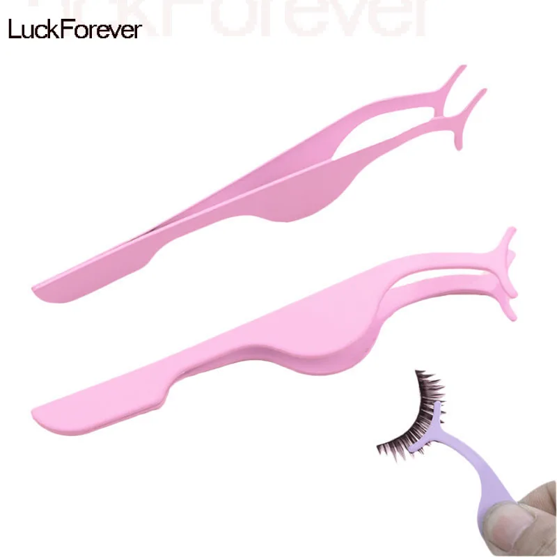 100Pc Plastic Eyelash Curler Mini False Eyelashes Clip Extension