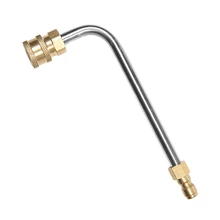 Шайба устройство для чистки желоба крепления, давление шайба желоба стержень для копья/палочка 1/4 дюйма быстрое подключение, 90 градусов изогнутый стержень