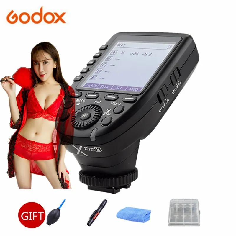 

Godox Xpro-S TTL 2.4G Wireless X system Transmitter Trigger For Sony A77 II A99 A9 A7R III A350 Godox TT685S V860II-S TT685-S