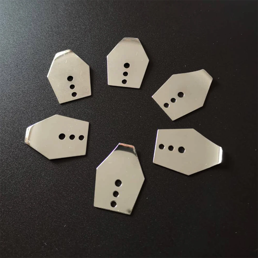 JonStar 20pcs/lot S/M/L Stainless Steel Swim Jig Blades M,Shakee Blades