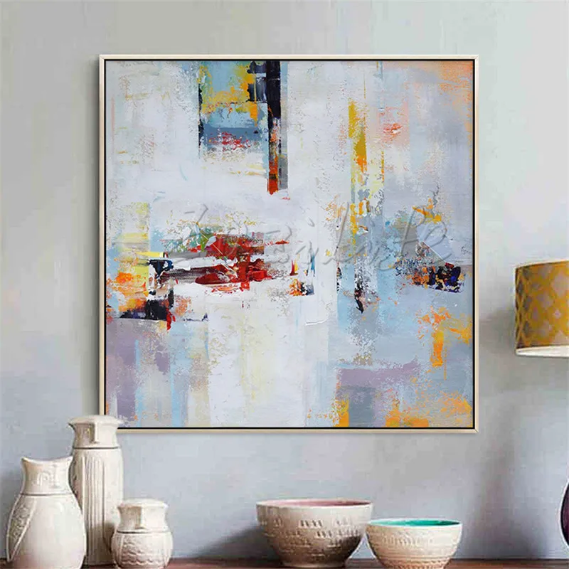 Hand painted canvas oil paintings Cheap large modern abstract cuadros