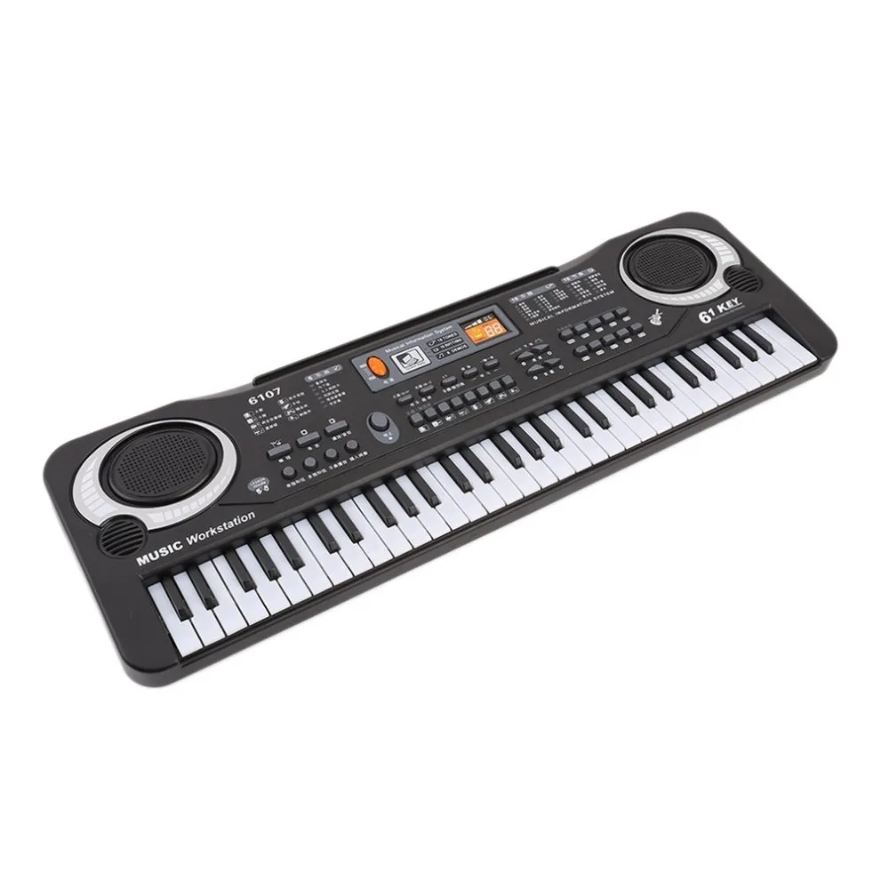 Многофункциональный 61 Ключи цифровой музыки электронная клавиатура доска электрическое фортепиано Органы для детей и взрослых подарки инструмент клавиатуры