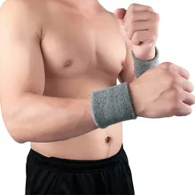 Открытый для мужчин и женщин тренажерный зал напульсник на запястье мягкая защита давления спортивный теннис Велоспорт Туризм Бег напульсники против пота