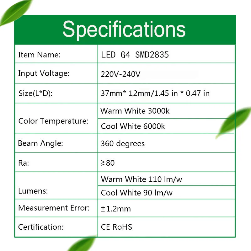 PVC-Mini-LED-G4-Lamp-220V-2W-SMD2835-Chip-LED-Corn-Bulb-Super-Bright-Replace-for (2)