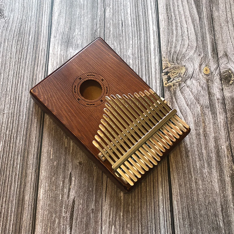 17 клавиш Kalimba Mbira Sanza Likembe большой палец пианино инструмент из розового дерева