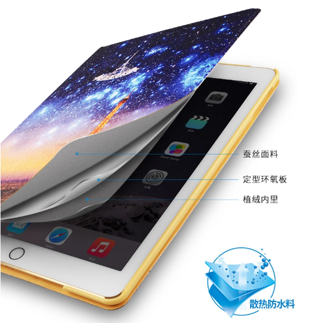 Чехол для ipad 9 7 устойчивый к царапинам жесткий чехол air 1/2 funda 2018|case for ipad|for ipadipad 9.7