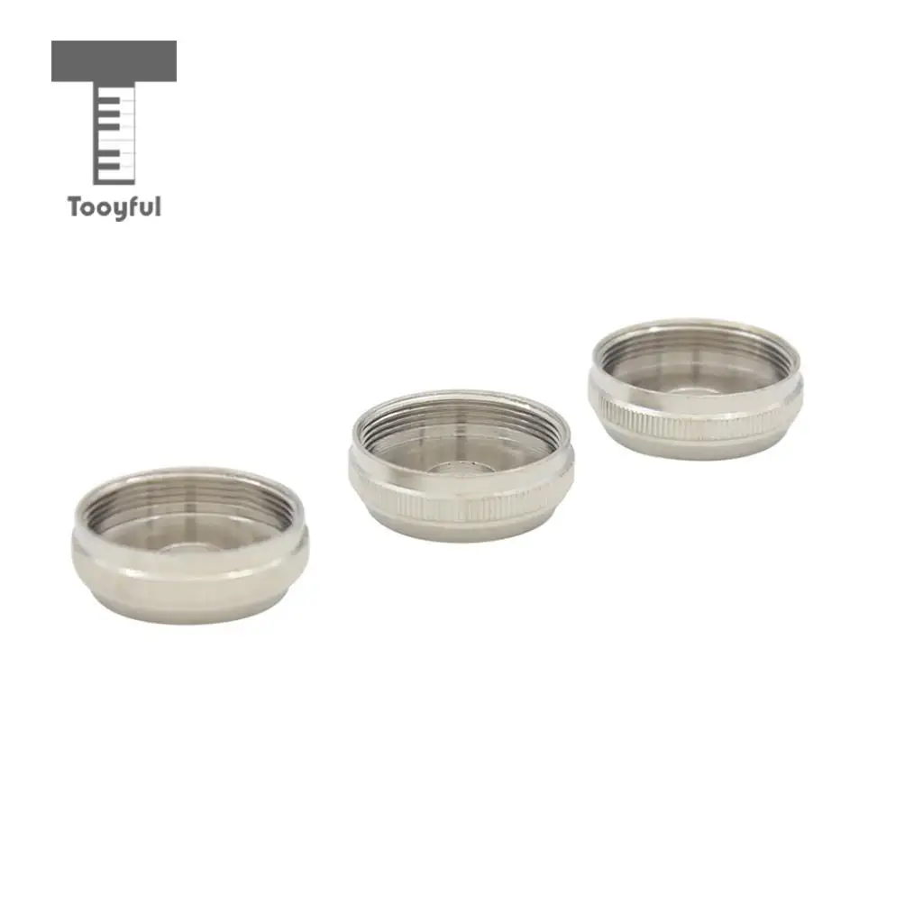 Tooyful 3Pcs Trumpet Valve Cap Screw Trumpet Repair Replacement Parts Tough