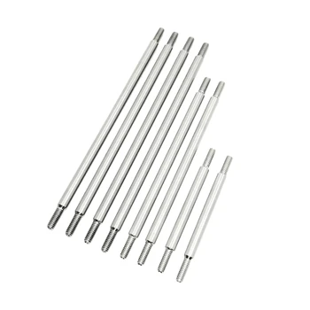 

8Pcs/Set Stainless Steel Chassis Pull Rod 324 Wheelbase For 1/10 Crawler Car TRX4