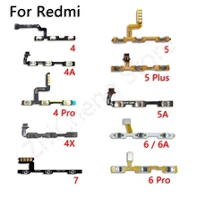 Кнопка включения и выключения звука гибкий кабель для Xiaomi Redmi Note 3 4 4x5 5A 6 6A Plus Pro