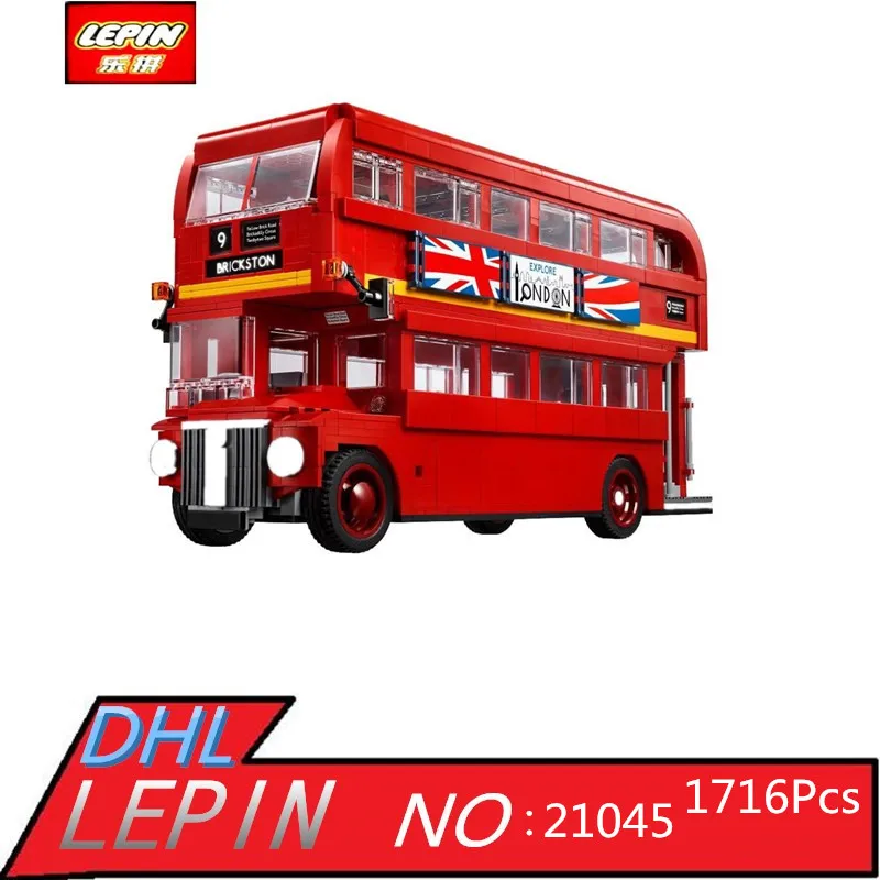 Lepin 21045 1716Pcs Genuine Technic Series The London Bus Set Building Blocks Bricks Children Educational Toys Model Gifts 10258 baby-building-blocks : image Lepin 21045 1716Pcs Genuine Technic Series The London Bus Set Building Blocks Bricks Children Educational Toys Model Gifts 10258 baby-building-blocks