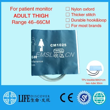 

economic nylon Adult Thigh NIBP Cuff with single tube without connector for patient monitor