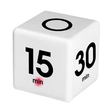 Карамельный цвет куб кухонный таймер чудо куб таймер, 5,15, 30 и 60 минут для управления временем дети таймер тренировки таймер
