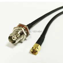 New SMA Male Plug Connector Switch TNC Female Jack Convertor RG58 Wholesale Fast Ship 50CM 20″Adapter