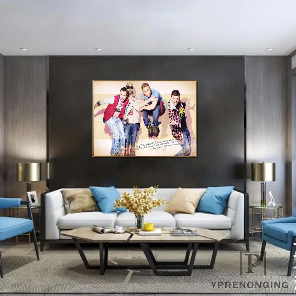 Custom Backstreet Boys Poster Art Home Decor Canvas Printing Silk