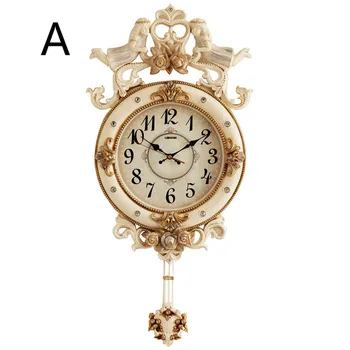 

1PCS Living room large Bell European pendulum clock household clock personality fashion clock luxury Nordic large clock LU702121