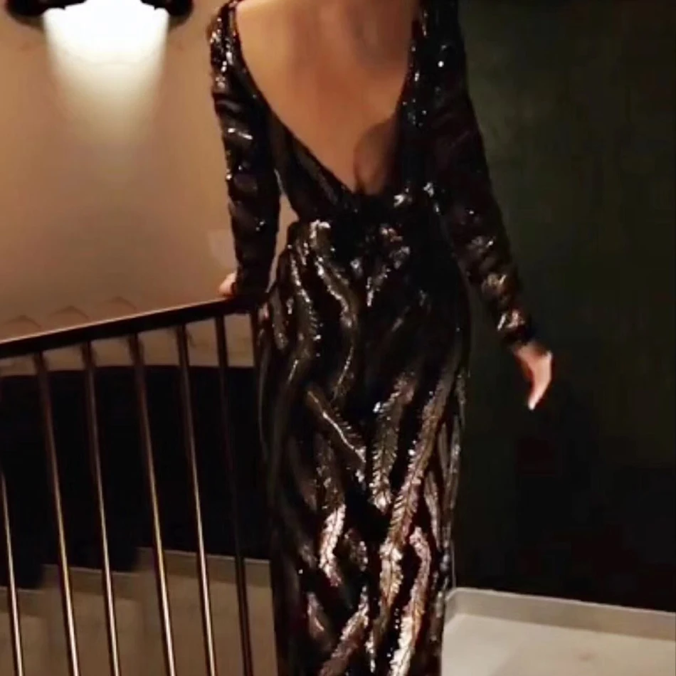 DressBird 2019 новейшее женское весеннее облегающее платье с длинным рукавом Vestidos