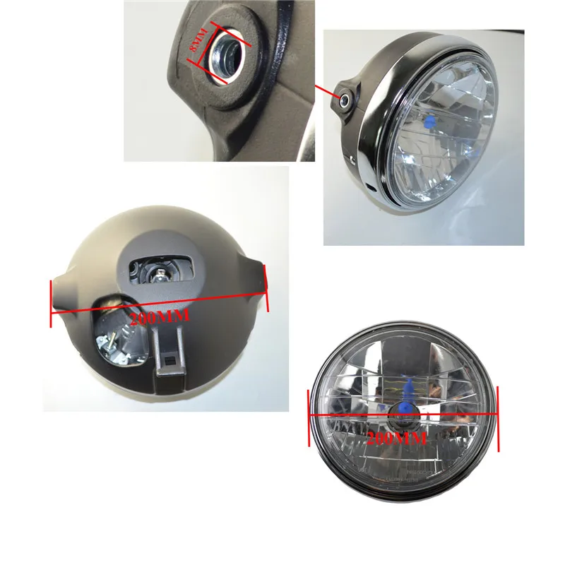 Головной светильник для Honda Hornet CB400 CB500 CB600 CB1300 VTR250 CB250 VTEC400 сертификатом от сертификационной 400 500 1300 VTR 250 VTEC 400 600