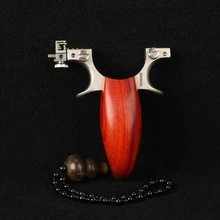 Outdoor Stainless Steel Alloy Toy Slingshot,Powerful Portable pocket Hunting tool,Shooting game catapult tool with Rubber Band