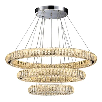 

Modern Crystal Pendant Lights Iron LED Pendant Lamps Lights Living Room Bedroom Loft Hotel Restaurant Home Decor Hanging Lamp