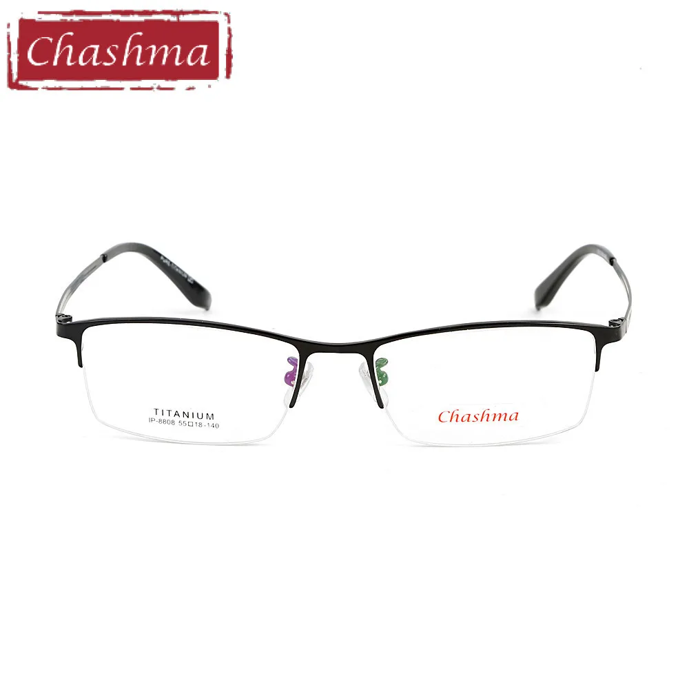 Чашма титановая пластина светильник полуоправа чистый титан|titan eyeglass frames|brand