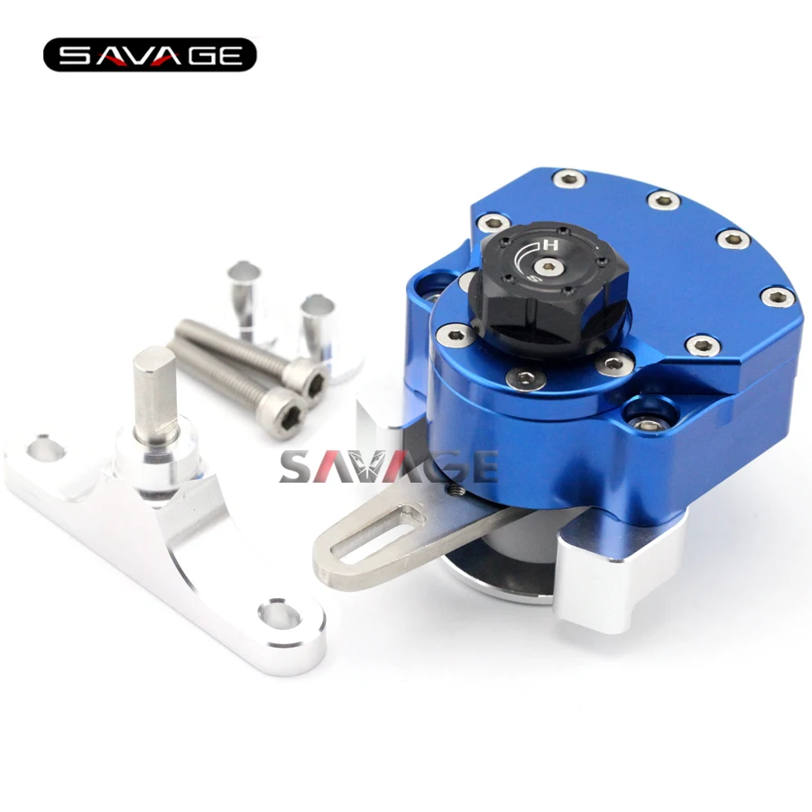 

For HONDA CBR400R CBR500R CBR 400R/500R 2013 2014 2015 Blue Motorcycle Adjustable Steering Damper Stabilizer with Mount Bracket