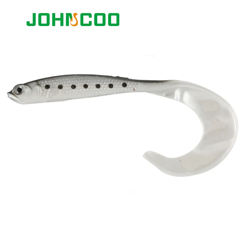 JOHNCOO, 4 шт., приманка для рыбалки, Мягкая приманка, червь, 12 см, 6 г, один хвост, силиконовая приманка, привлекательная, 3D, глаза, рыба, Isca, искусственная