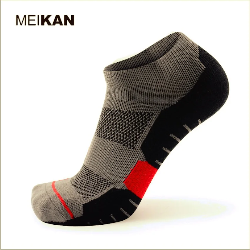 1 Pair Mens Running Sock Slippers EU 39 to 44 Coolmax Quick dry Gym Fitness Leisure Jogging Outdoor