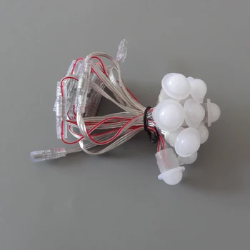 

addressable 5V 20mm UCS1903 rgb led pixel light,smd 5050 led module lights,Diameter 20mm,1LEDs/module,Waterproof IP67,DC5V input