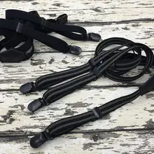 Кожаный черный ремешок с пряжкой на крючке кожаный мужской и женский верхний слой маникюрные щипци подтяжки с пряжками с крюком