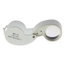 40 X лупа со светодиодными лампами портативный