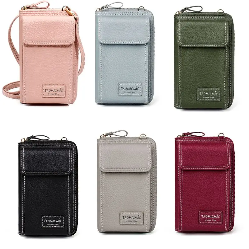 

Women Multi-function Wallet Purse Coin Cell Phone Pouch Mini Crossbody Shoulder Bag