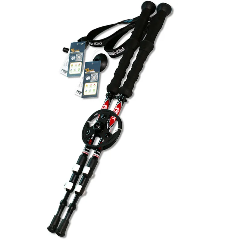Prix pour 2 pcs/lot 195 g/pc En fiber de Carbone Alpenstock Externe rapide verrouillage Trekking pôles randonnée télescope bâton de marche Nordique bâton Prix pour 2 pcs/lot 195 g/pc En fiber de Carbone Alpenstock Externe rapide verrouillage Trekking pôles randonnée télescope bâton de marche Nordique bâton