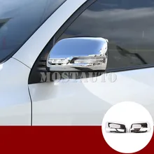 Для Toyota Land Cruiser Prado FJ150 ABS Хромированная накладка на зеркало заднего вида 2010-2020 2 шт. автомобильные аксессуары интерьер