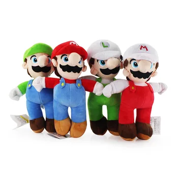 

Game 25cm Super Mario Bros Luigi Yoshi Soft Plush Toys Cosplay Figure Runing Yoshi Animal Dolls Toys Peluches bebe