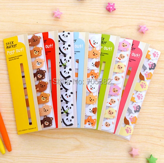 

(1pc/lot) Kawaii animal series Memo pad Decoration sticky notes Office message memos Stationery school supplies (tt-1404)
